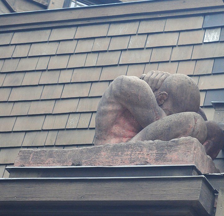 Boulder Figure, or Crouching Man, the second